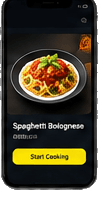 Recipe deployment on mobile